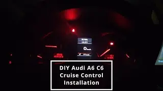 Audi #A6 #C6 #DIY Cruise Control Installation #cruisecontrol #audi