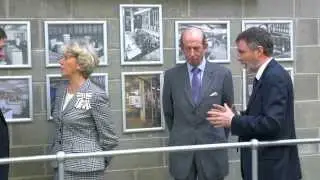 Royal visit at Millers Oils in Brighouse, West Yorkshire