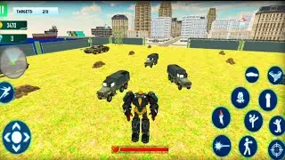 Tornado Robot Car Transform (Android Gameplay)
