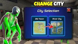 How do you change map in rope frog ninja hero | How to change city in rope frog ninja hero