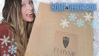 Elhyme Winter 2021:  Home Decor subscription box unboxing