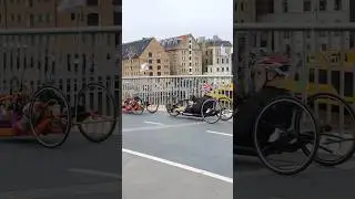 Hand bicycle in Copenhagen #handcycle #handbike #bicycle #cycle #cycleride