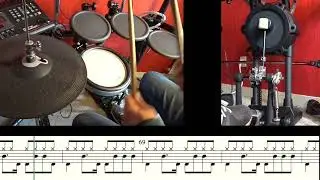 The Verve &ndash; Bitter Sweet Symphony Drum Cover, pdf Score free for beginners