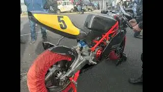 Ducati Supermono idle and revs sound
