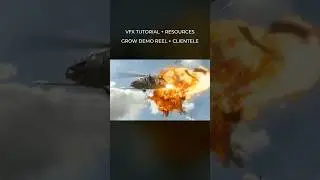 Helicopter Explosion VFX Tutorial + Assets #vfx #houdini #cinema4d