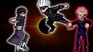 Request | Uchiha Obito OP VS Meguna OP & Gojo Six Eyes | MUGEN 1.1