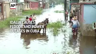 Idalia causes floods and power outages in Cuba