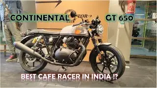 ROYAL ENFIELD CONTINENTAL GT 650 2023 | Best Cafe Racer in INDIA | #mustwatch #royalenfield #gt650