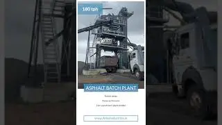 Asphalt mixing plant ABP 180 - Atlas Industries, India