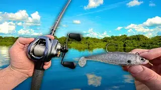 Swimbait Fishing for Big Bass at Private Lake LOADED With Hungry Bass (Nonstop Catches)