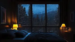 Rainy Night Jazz Piano ☔ Cozy Relaxing Jazz Music with Rain Sounds for Sleep, Study & Work