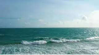 🌊 Ocean Sounds with Fizzing Bubbles | Relaxing Azure Sea Ambience | 10 Hours