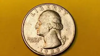 1988 US Quarters Repunched Denver Mint Mark