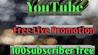 🔴Live YouTube Channel Free Promotion Free Subscribers