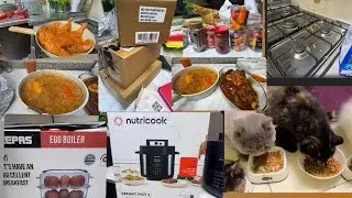 Full Thursday Routine | House Cleaning, Shopping Online & Cooking Meals