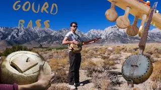 I Made a Gourd Bass Guitar Banjo
