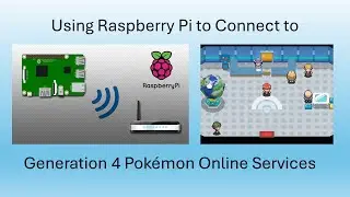 Pokemon 4-го поколения онлайн с использованием незащищенной точки доступа WEP Raspberry Pi Wi-Fi