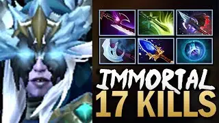 Геймплей Drow Ranger с Мантой и 17 убийствами — Дорога к Dota 2 7.40