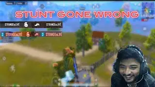 4 Squad Surrounded Us Nail Bitting Moments 32 Team Kill || Road To 1K Sub Family❤️#strangeislive