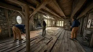 Rustic Cabin Makeover: From Old to Cozy! #CabinLife #DIY #HomeRenovation
