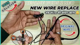 realme neo 2 neckband wire change🤩|original new wire replacement realme buds headphone ✔️