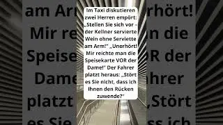 Dieser Konter l&auml;sst zwei Snobs verstummen