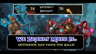 Diablo Immortal PVP - We BEARLY made it: Opponents had TWICE our kills!