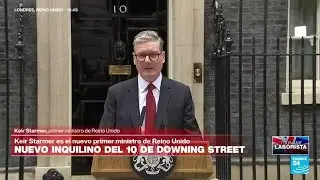 Keir Starmer: 'Reino Unido votó por el regreso de la política al servicio público'