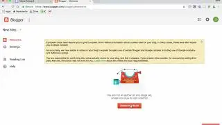 Blogger: Create a Blog