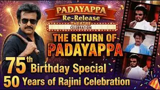 THE KING RETURNS! 👑 Padayappa Re-Release Theater Eruption 🔥 | Thalaivar 75 Celebration
