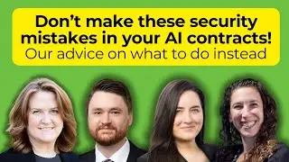 Best Practices for AI Contract's Data Security Terms