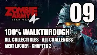 ZOMBIE ARMY 4: DEAD WAR - 100% Walkthrough 09 - Meat Locker Chapter 2