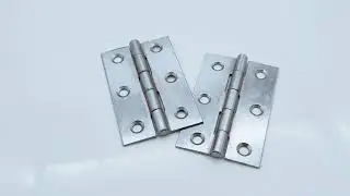 INFINITY DECOR - NON CE Mild Steel Butt Hinges - Polished Chrome | For Internal and External Doors