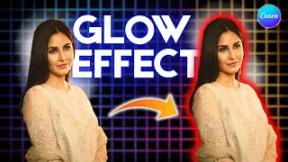 How to Add Glow Effect in Canva | Image Neon Glow & Shadow Effect Tutorial