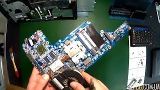 Как разобрать и почистить ноутбук HP Pavilion g6-1202sr