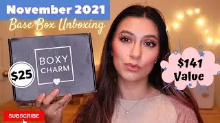 BOXYCHARM NOVEMBER 2021 BASE BOX UNBOXING + SWATCHES | SASHY&rsquo;S BEAUTY