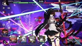 CounterSide: lv.110 A.Mina placement gone wrong (platinum 2 rank arena PVP / no awakened unit)