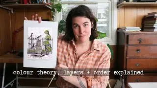 adapting a drawing for linocut printing | decision-making for printmakers
