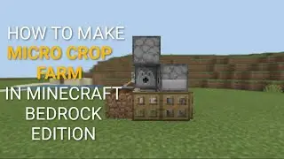 Micro crop farm 1.17 Minecraft Bedrock Edition Tutorial