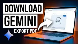 How to DOWNLOAD Your Gemini Conversations as PDF with Canvas Mode