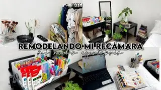 REMODELACIÓN: mi nueva RECÁMARA y escritorio! 🤩  / thelma study ✨
