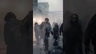 Horde of Zombies - Post Apocalyptic Zombie Breakout - Horror Ambience #shorts #short
