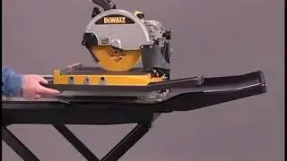 DeWalt D24000 250mm Wet Tile Saw with Slide Table & Leg Stand