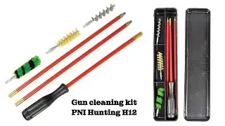 PNI Hunting H12 gun cleaning kit with 3 brushes included for .12 caliber guns