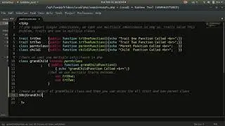 Trait alternate of multiple Inheritance in php