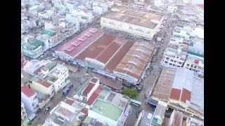 Chợ Đức Trọng chiều tối - Trí Flycam