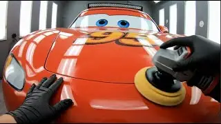 Building Lightning McQueen in Real Life (Full Restoration)