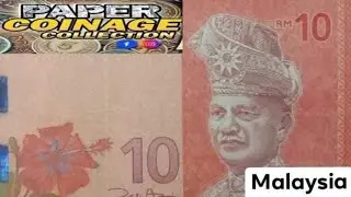 Malaysian Ringgit 10 MYR || PAPER COINAGE COLLECTION
