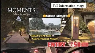 Beauty of SUNDAR NURSERY #travel #blog #delhivlog #love #sundarnursery #enjoy #vlogs #winter #2026 