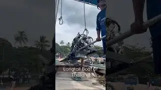 Thailands Longtail boats are built different.